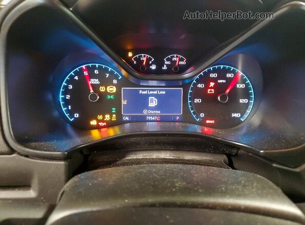 1GCGTCEN3K1208933 2019 CHEVROLET COLORADO Синий Вид щитка приборов