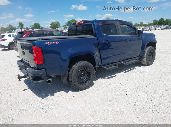 1GCGTCEN5K1110079 2019 CHEVROLET COLORADO Синий Задняя правая четверть