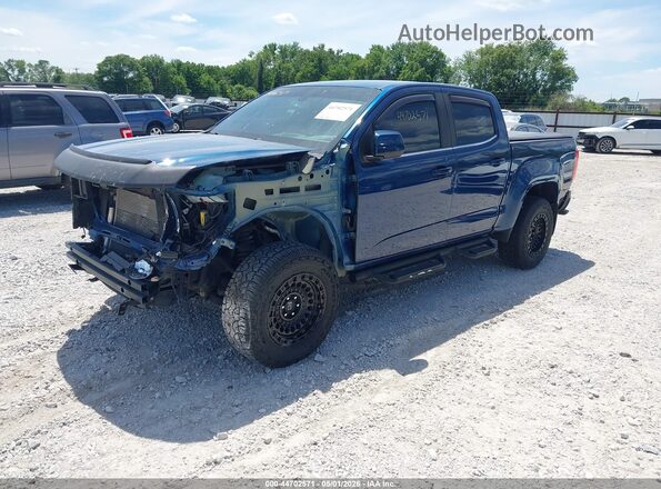 1GCGTCEN5K1110079 2019 CHEVROLET COLORADO Синий Передняя левая четверть