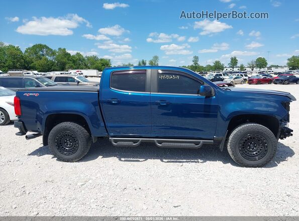 1GCGTCEN5K1110079 2019 CHEVROLET COLORADO Синий Панорамный вид салона 360°