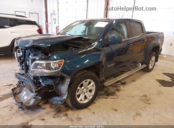 1GCGTCEN9K1127712 2019 CHEVROLET COLORADO Синий Передняя левая четверть