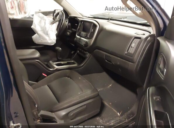 1GCGTCEN9K1127712 2019 CHEVROLET COLORADO Синий Вид салона спереди