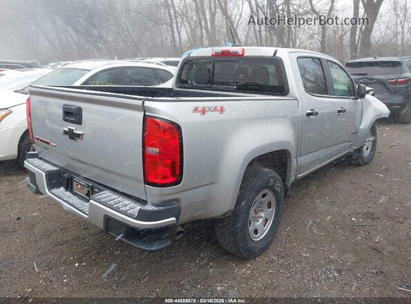 1GCGTCENXK1303618 2019 CHEVROLET COLORADO Серебряный Задняя правая четверть