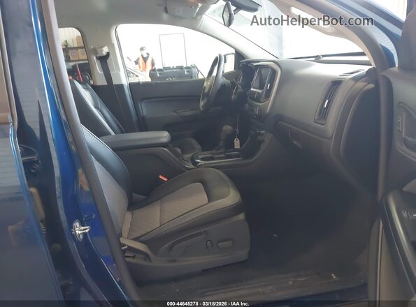 1GCGTDEN1K1303271 2019 CHEVROLET COLORADO Синий Вид салона спереди