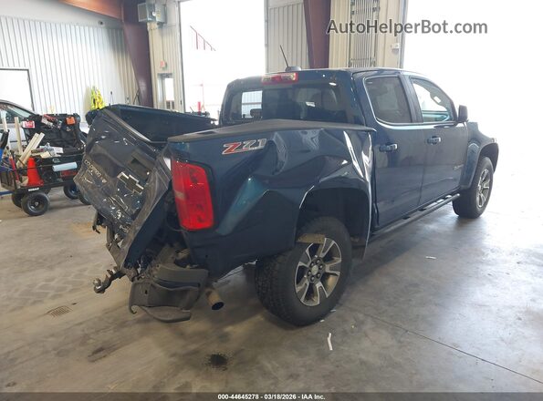 1GCGTDEN1K1303271 2019 CHEVROLET COLORADO Синий Задняя правая четверть