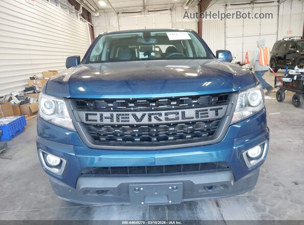 1GCGTDEN1K1303271 2019 CHEVROLET COLORADO Синий Вид задней части салона