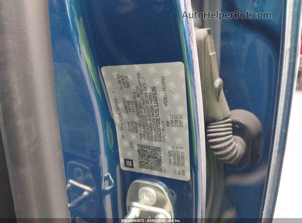 1GCGTDEN5L1160536 2020 CHEVROLET COLORADO Синий Вид подкапотного пространства