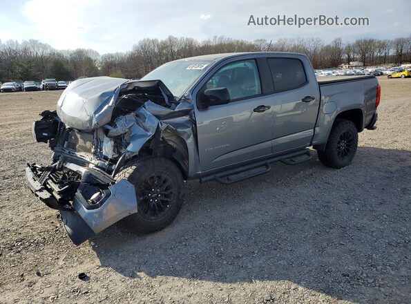 1GCGTDEN6N1220293 2022 CHEVROLET COLORADO Серый Передняя левая четверть