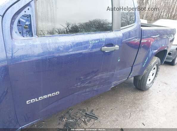 1GCHSBEN6H1332902 2017 CHEVROLET COLORADO Blue Widok z przodu