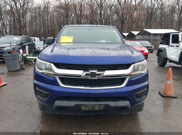 1GCHSBEN6H1332902 2017 CHEVROLET COLORADO Blue Widok zestawu wskaźników