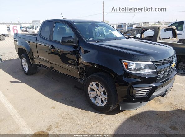 1GCHSCEAXM1286312 2021 CHEVROLET COLORADO Черный Передняя правая четверть
