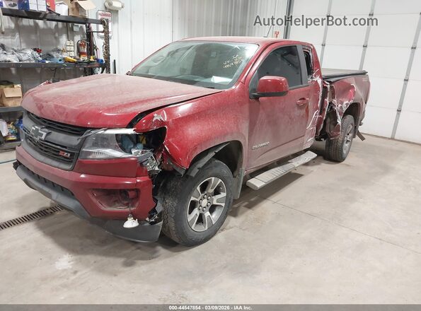 1GCHSDEN9J1249904 2018 CHEVROLET COLORADO Red Передня ліва чверть