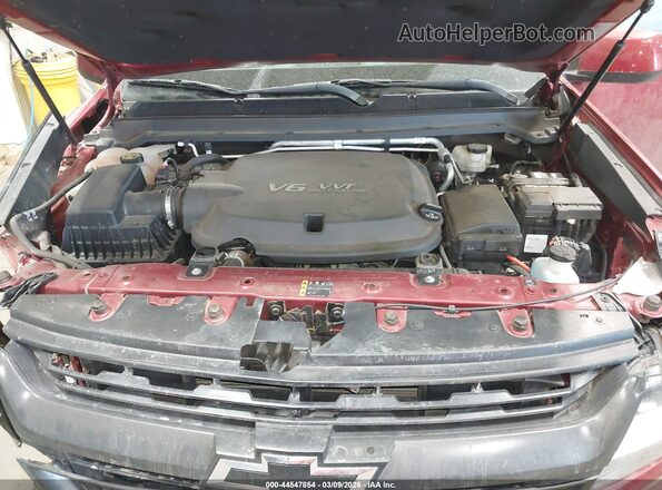 1GCHSDEN9J1249904 2018 CHEVROLET COLORADO Red Вид ззаду
