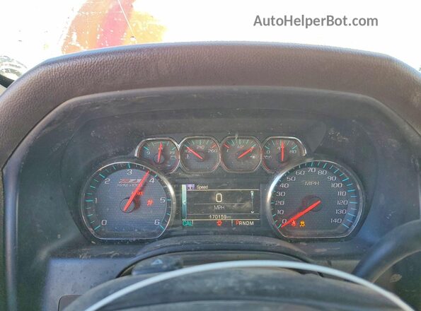 1GCNKRECXGZ152350 2016 CHEVROLET 1500 Красный Вид щитка приборов