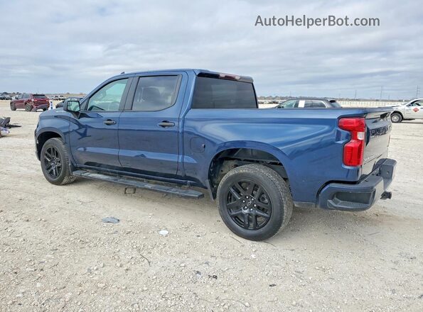 1GCPABEK6NZ566748 2022 CHEVROLET SILVERADO Синий Задняя левая четверть