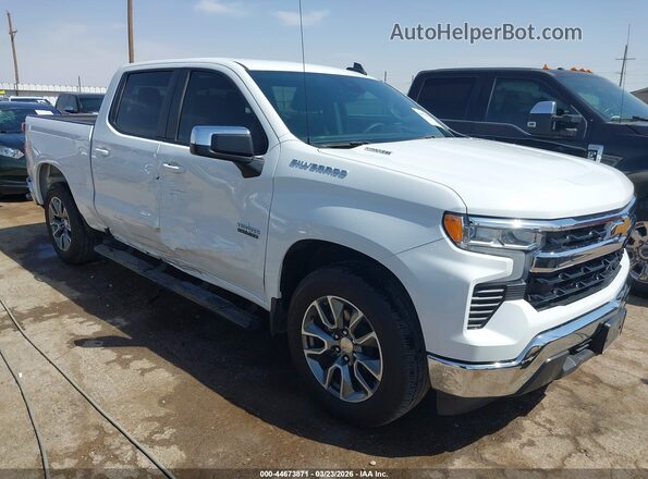 1GCPACEK4RZ376510 2024 CHEVROLET SILVERADO Белый Передняя правая четверть