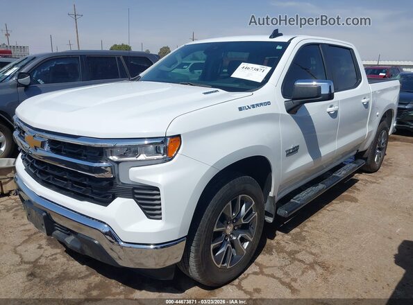 1GCPACEK4RZ376510 2024 CHEVROLET SILVERADO Белый Передняя левая четверть