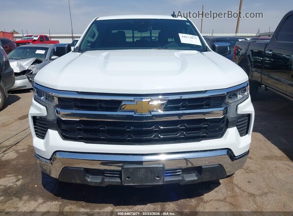 1GCPACEK4RZ376510 2024 CHEVROLET SILVERADO Белый Вид щитка приборов