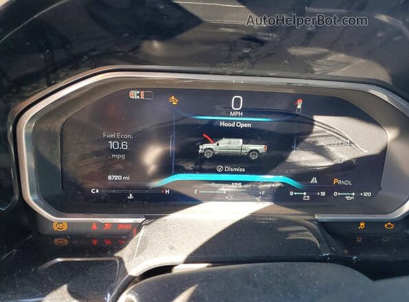1GCPADED2TZ188566 2026 CHEVROLET SILVERADO Серый Вид щитка приборов