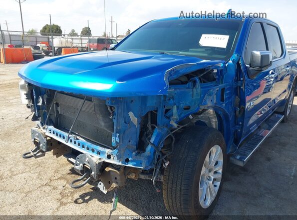 1GCPAEED7PZ230595 2023 CHEVROLET SILVERADO Синий Вид спереди