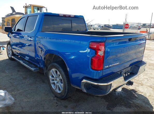 1GCPAEED7PZ230595 2023 CHEVROLET SILVERADO Синий Задняя левая четверть