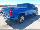 2022 Chevrolet Silverado 1500 4wd  Short Bed Custom Синий vin: 1GCPDBEK2NZ623826