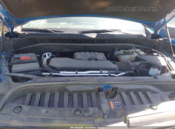 1GCPDBEK2NZ623826 2022 CHEVROLET SILVERADO Синий Вид сзади