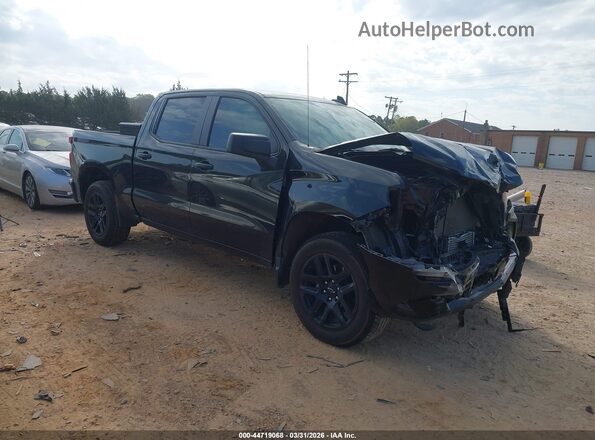 1GCPDBEK4RZ241934 2024 CHEVROLET SILVERADO Черный Передняя правая четверть