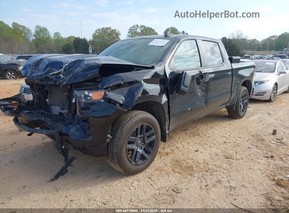1GCPDBEK4RZ241934 2024 CHEVROLET SILVERADO Черный Передняя левая четверть