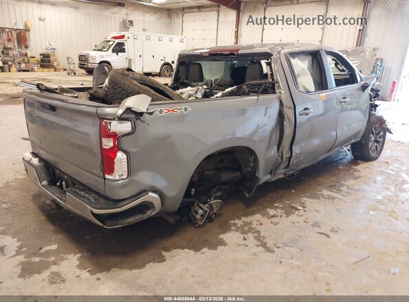 1GCPDKEK4RZ293502 2024 CHEVROLET SILVERADO Серебряный Задняя правая четверть