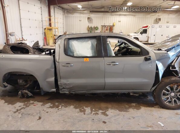 1GCPDKEK4RZ293502 2024 CHEVROLET SILVERADO Серебряный Вид щитка приборов