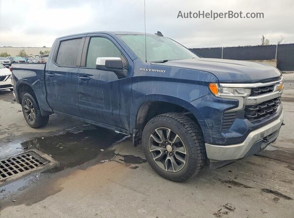 1GCPDKEK6NZ558883 2022 CHEVROLET SILVERADO Blue Front right