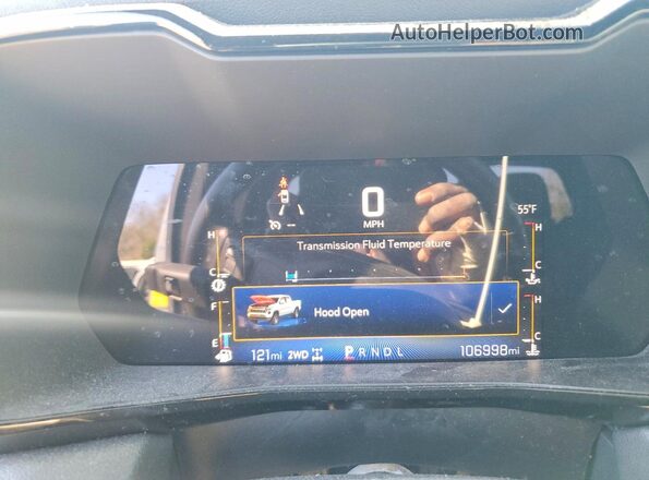 1GCPTCEK5P1133732 2023 CHEVROLET COLORADO Серебряный Вид щитка приборов
