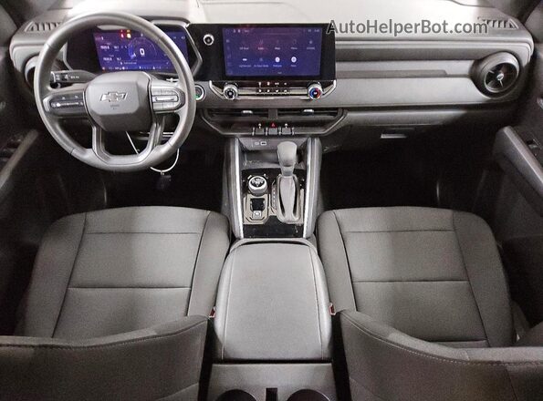 1GCPTEEK4R1254038 2024 CHEVROLET COLORADO Silver Вид панелі приладів