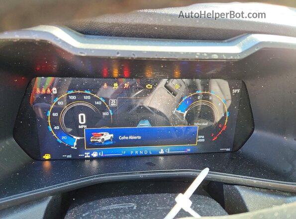 1GCPTEEK6T1109266 2026 CHEVROLET COLORADO Silver Widok zestawu wskaźników
