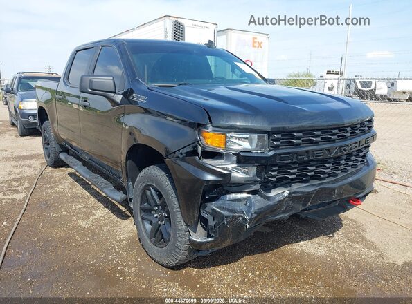 1GCPYCEF3MZ286854 2021 CHEVROLET SILVERADO Черный Вид спереди