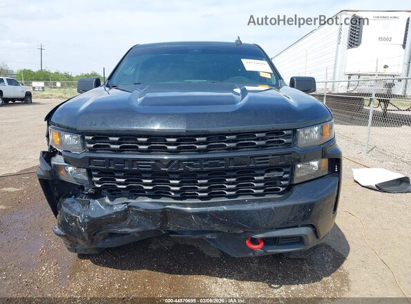 1GCPYCEF3MZ286854 2021 CHEVROLET SILVERADO Черный Вид щитка приборов