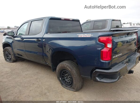 1GCPYFED0LZ189660 2020 CHEVROLET SILVERADO Синий Задняя левая четверть