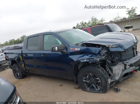 1GCPYFED0LZ189660 2020 CHEVROLET SILVERADO Синий Панорамный вид салона 360°