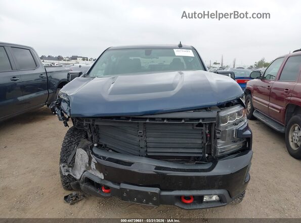 1GCPYFED0LZ189660 2020 CHEVROLET SILVERADO Синий Вид задней части салона