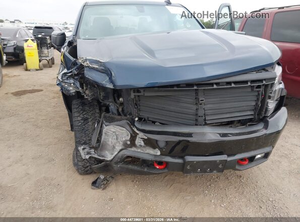 1GCPYFED0LZ189660 2020 CHEVROLET SILVERADO Синий Вид спереди