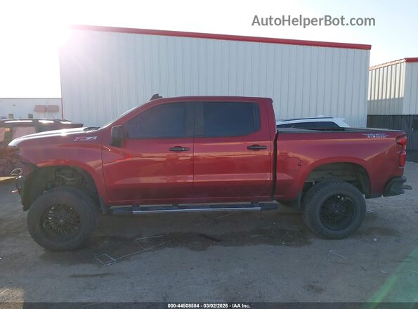 1GCPYFED1LZ187044 2020 CHEVROLET SILVERADO Red Widok wnętrza 360 stopni