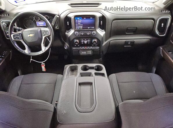 1GCRWCEKXKZ274564 2019 CHEVROLET SILVERADO Белый Вид панели приборов