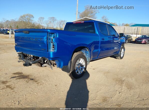 1GCUDEED5RZ130749 2024 CHEVROLET SILVERADO Синий Задняя правая четверть