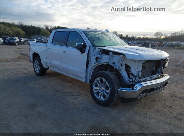 1GCUDGEL9RZ142700 2024 CHEVROLET SILVERADO Белый Передняя правая четверть