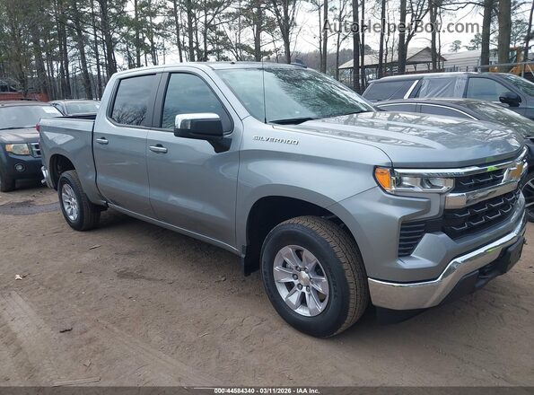 1GCUKDED8TZ145883 2026 CHEVROLET SILVERADO Серый Передняя правая четверть