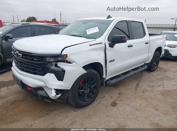 1GCUKEED2SZ150047 2025 CHEVROLET SILVERADO Белый Передняя левая четверть