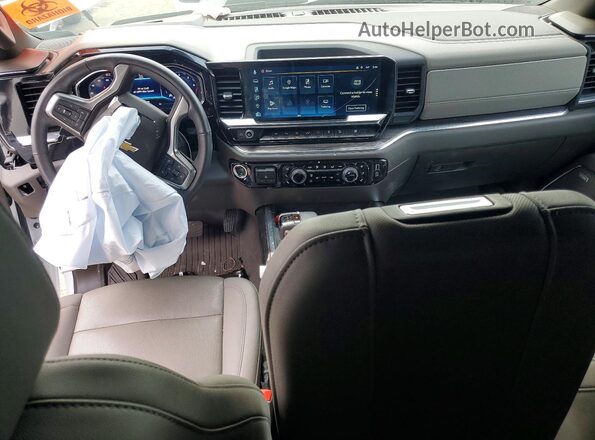 1GCUKGE89SZ117237 2025 CHEVROLET SILVERADO Белый Вид панели приборов