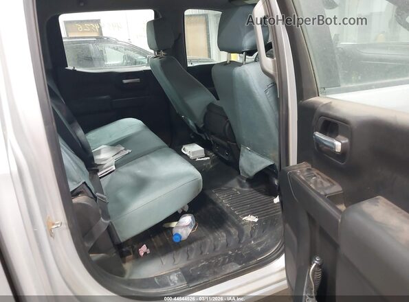 1GCUYAEFXKZ240622 2019 CHEVROLET SILVERADO Серебряный Вид наклейки с VIN-кодом