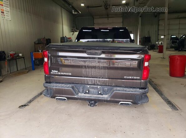 1GCUYBEF3KZ389766 2019 CHEVROLET SILVERADO Черный Вид сзади